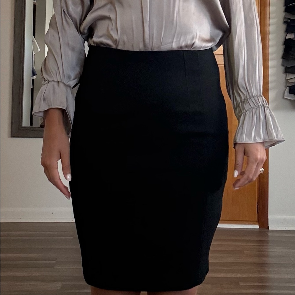 Express Classic Black Pencil Skirt